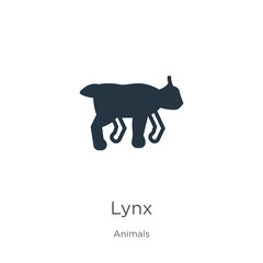 Lynx icon vector. Trendy flat lynx icon from animals collection isolated on white background. Vector illustration can be used for web and mobile graphic design, logo, eps10 © Premium Art