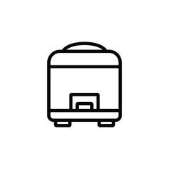 Rice cooker thin icon