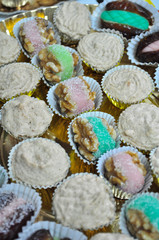 Plate of traditinal Moroccan sweets