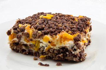 Steamed rice flour with red bean for Korean rice cake