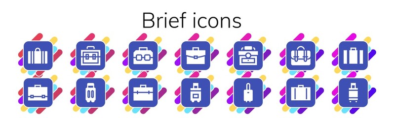 brief icon set