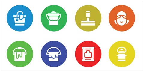 housekeeping icon set