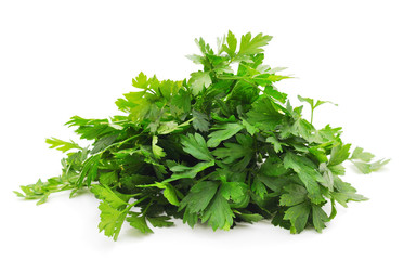 Bunch of green parsley.