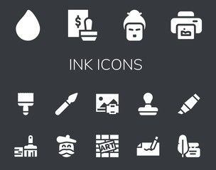ink icon set