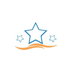 Star Logo Template vector icon illustration