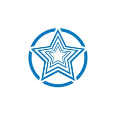 Star Logo Template vector icon illustration