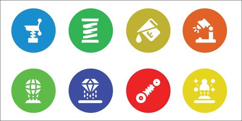 Modern Simple Set of flexible Vector filled Icons