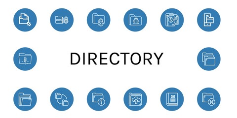 directory icon set