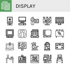 display icon set