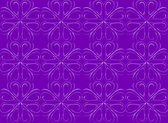 Seamless pattern design with floral background elements, beautiful ornaments