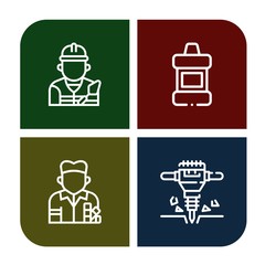 drill icon set