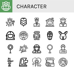 character icon set