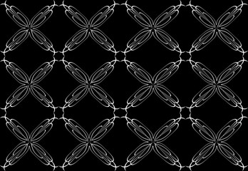 Fototapeta premium Seamless pattern design with floral background elements, beautiful ornaments