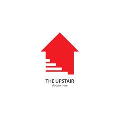 Fototapeta na wymiar The Upstair logo