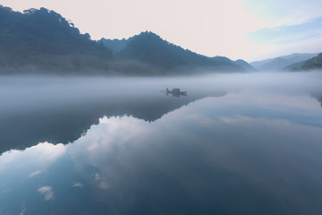 Obraz premium Water resources protection, environmental protection, green energy conservation.