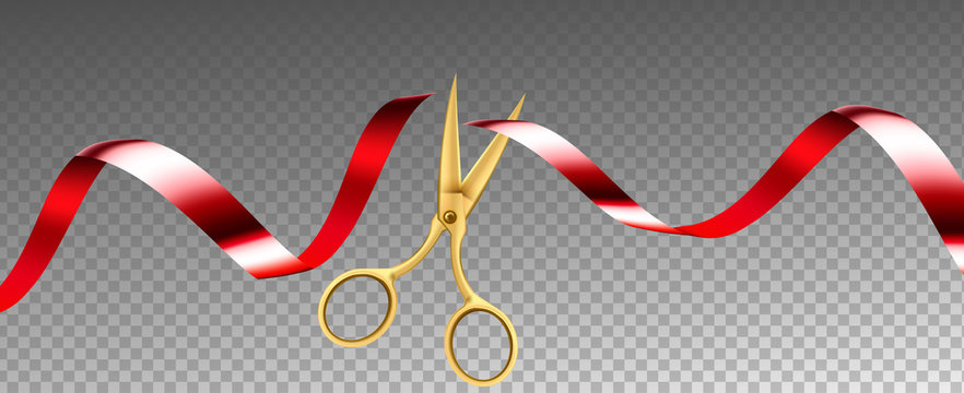 Grand Opening Red Ribbon Cutting Ceremony Kit - 25 Giant Scissors with Red  Satin Ribbon, Banner, Balloons,Bows and More Supplies Grand Opening  Decorations for Business - EZ Auction