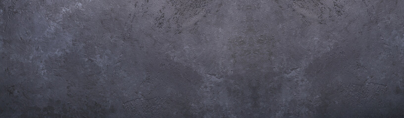 Dark abstract stone concrete texture background Panorama banner long Old textured background