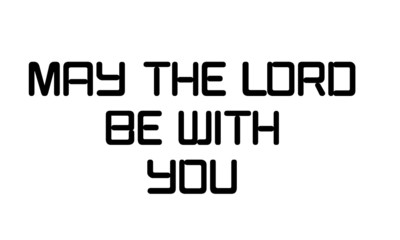 Christian faith, typography for print or use as poster, card, flyer or T Shirt