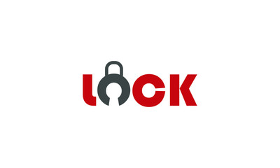 Lock logo icon. Corporate identity design element. Technology, Network safety, bank protection logotype idea. Connect, integrate, circle lock, globe concept. Color Vector icon. 
