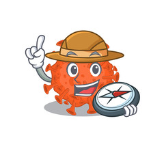 Electron microscopy coronavirus an experienced explorer with a compass