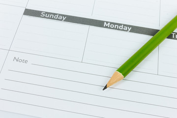 Pencil and note paper.