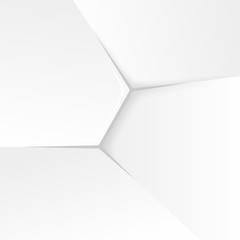 Abstract shape background, clean light white colored