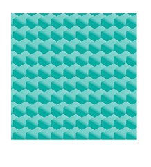 Vector blue seamless texture. 3d cubes tile web background