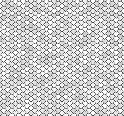 Fototapeta premium Abstract Grey And White Scales Pattern Background, Bricks