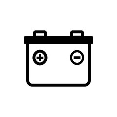 car battery icon vector template