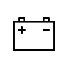 car battery icon vector template