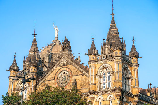 Chhatrapati Shivaji Terminus railway station, Mumbai, India