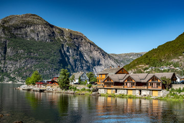 Idylle im norwegischen Fjord