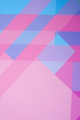  geometric pattern. Color blocking background.Abstract striped background in  pink and blue...