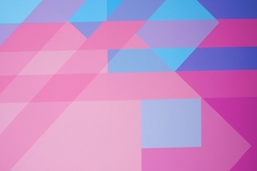  geometric pattern. Color blocking background.Abstract striped background in pastel pink and blue colors.Paper Striped geometric background. 