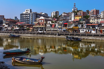Fototapeta premium Fishing village