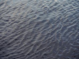 Blue river water surface, Nature texture.