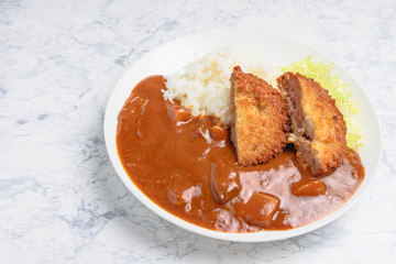 メンチカツカレー