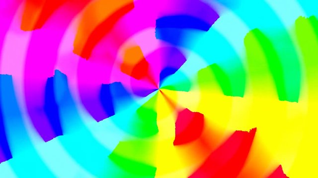 beautiful abstract brilliant video rotating in a circle