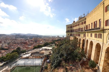 Obraz premium Panorama of Cagliari, Sardinia, Italy