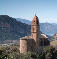 Fototapeta na wymiar San Martinu - the church of Patrimonio, Corsica