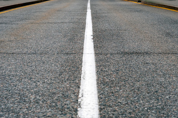 Asphalt road in perspective.