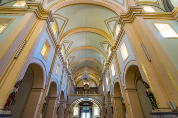 Obraz premium Basilica Door San Agustin Church Puebla Mexico