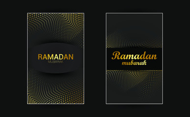 Ramadan Kareem greeting ornament pattern background