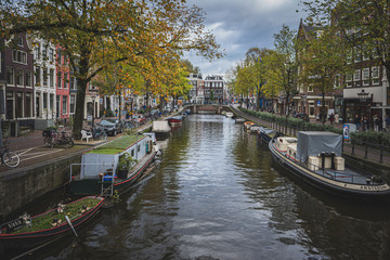 Fototapeta na wymiar Cityscape of Amsterdam
