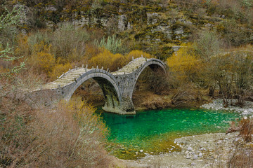 old bridge over the river