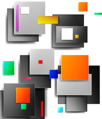 Fototapeta premium abstract colored vector background, colorful life, techno vivid colored style, shape of successful business concept,