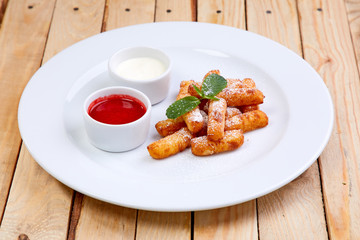 cottage cheese pastries with jam