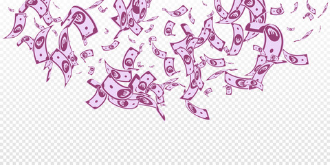 European Union Euro notes falling. Random EUR bill