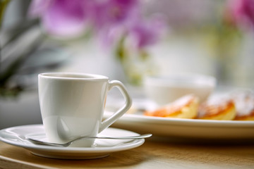 breakfast in the cafe