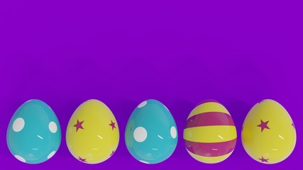 Easter eggs - colorful